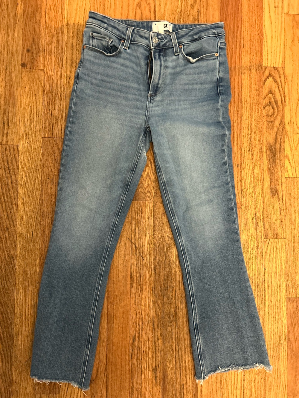 PAIGE Light Blue Women’s High-Rise Jeans